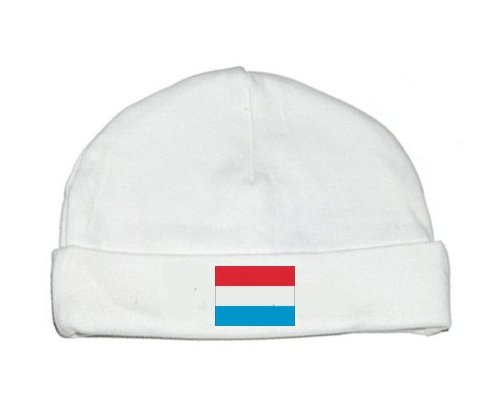 Bonnet bébé personnalisé Drapeau Luxembourg