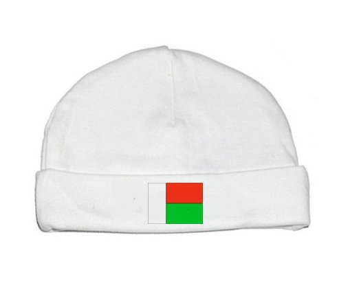 Bonnet bébé personnalisé Drapeau Madagascar