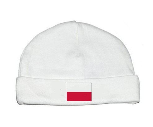 Bonnet bébé personnalisé Drapeau Pologne