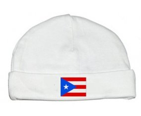 Drapeau Porto Rico : Bonnet bébé