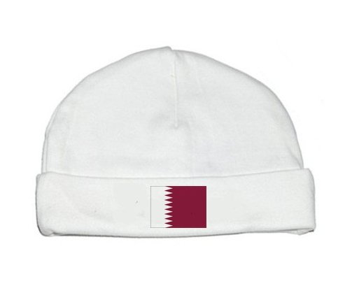 Bonnet bébé personnalisé Drapeau Qatar