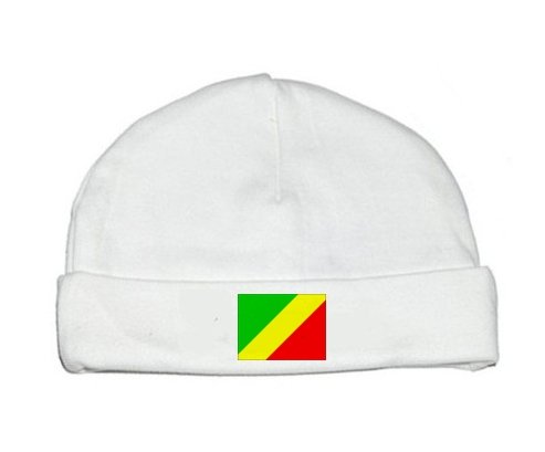 Bonnet bébé personnalisé Drapeau République du Congo