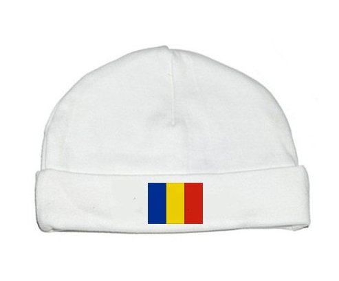 Bonnet bébé personnalisé Drapeau Roumanie