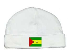 Drapeau Sao Tomé et Principe : Bonnet bébé