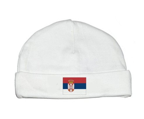 Bonnet bébé personnalisé Drapeau Serbie
