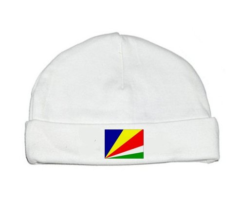 Bonnet bébé personnalisé Drapeau les Seychelles
