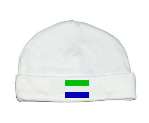 Bonnet bébé personnalisé Drapeau Sierra Leone