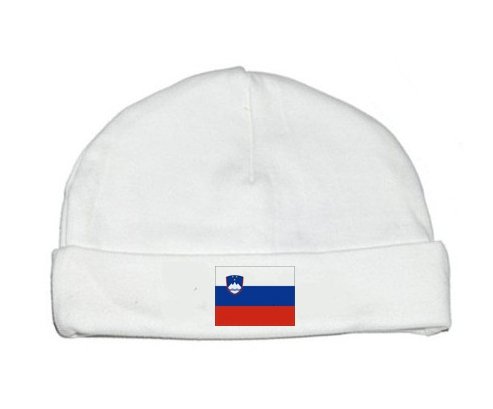 Bonnet bébé personnalisé Drapeau Slovénie