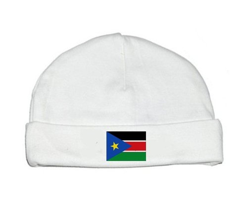 Bonnet bébé personnalisé Drapeau Soudan du sud