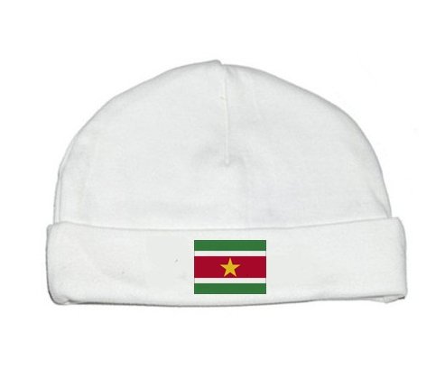 Bonnet bébé personnalisé Drapeau Suriname