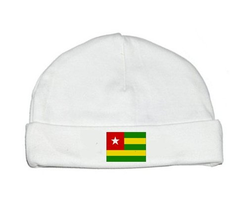 Bonnet bébé personnalisé Drapeau Togo