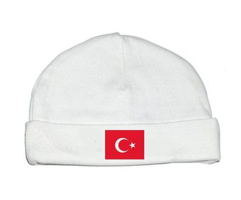 Bonnet bébé personnalisé Drapeau Turquie