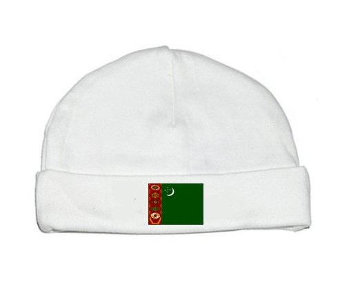 Bonnet bébé personnalisé Drapeau Turkménistan