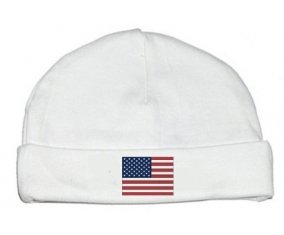 Drapeau Les États-Unis d'Amérique : Bonnet bébé