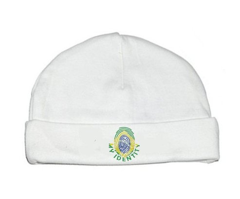 Bonnet bébé personnalisé Empreinte My Identity Brésil
