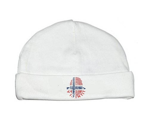 Bonnet bébé personnalisé Empreinte My Identity Norvège