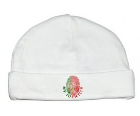 Bonnet bébé personnalisé Empreinte My Identity le Portugal