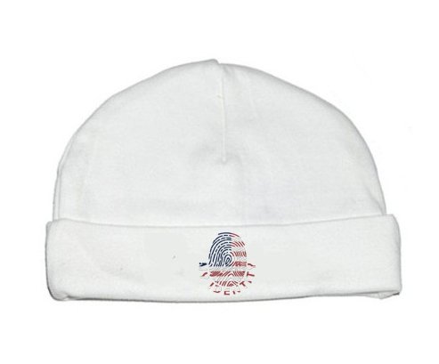 Bonnet bébé personnalisé Empreinte My Identity États-Unis des îles mineures éloignées