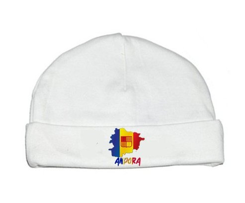 Bonnet bébé personnalisé Andora maps