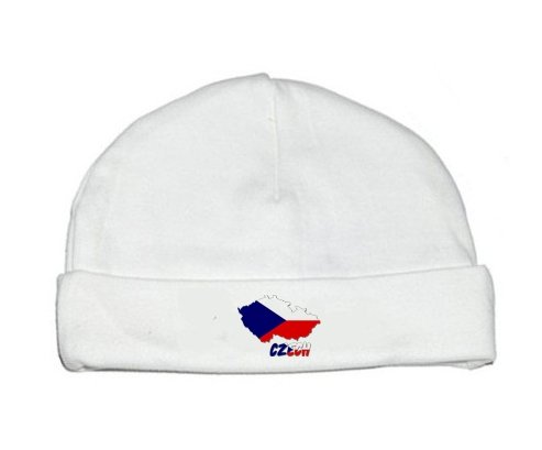 Bonnet bébé personnalisé Czech maps