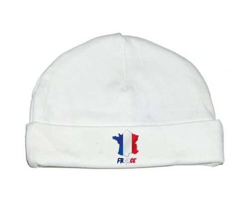 Bonnet bébé personnalisé France maps