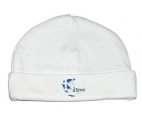 Bonnet bébé personnalisé Greece maps
