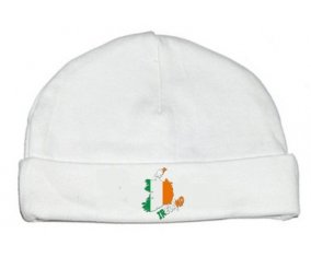 Bonnet bébé personnalisé Ireland maps