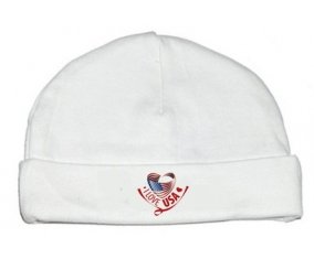 I Love Usa : Bonnet bébé