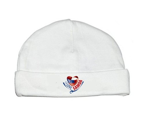 Bonnet bébé personnalisé I Love Samoa