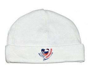 I Love Liechtenstein maps : Bonnet bébé