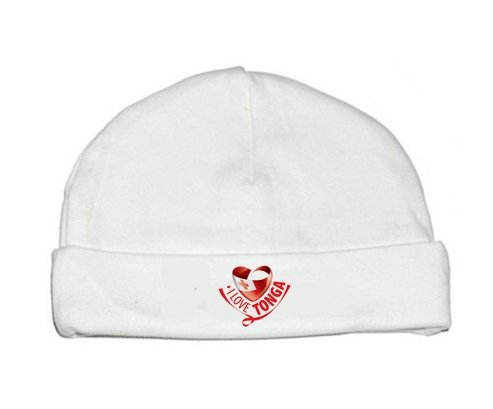 Bonnet bébé personnalisé I Love Tonga