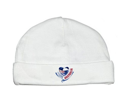 Bonnet bébé personnalisé I Love Australia