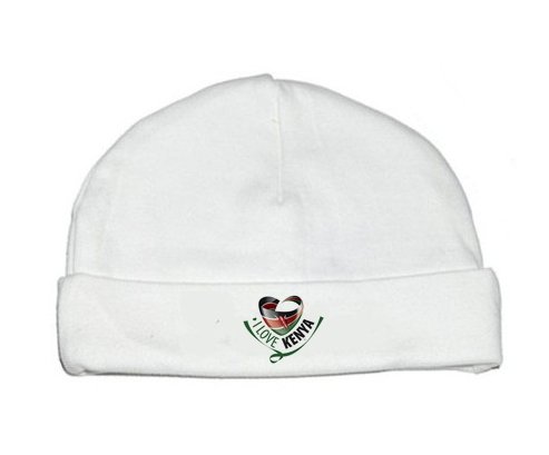 Bonnet bébé personnalisé I Love Kenya