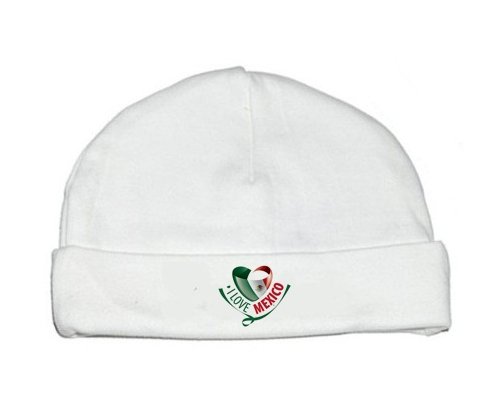 Bonnet bébé personnalisé I Love Mexico
