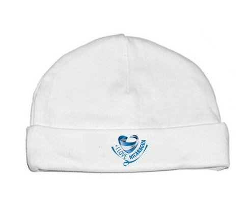 Bonnet bébé personnalisé I Love Nicaragua