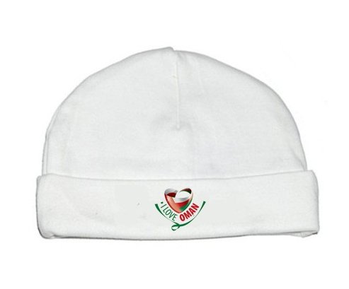 Bonnet bébé personnalisé I Love Oman