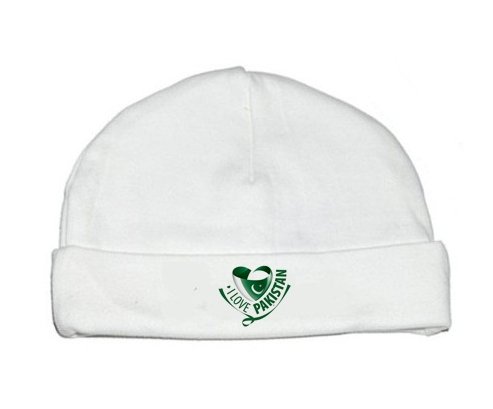 Bonnet bébé personnalisé I Love Pakistan
