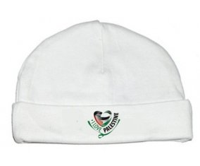 I Love Palestine : Bonnet bébé