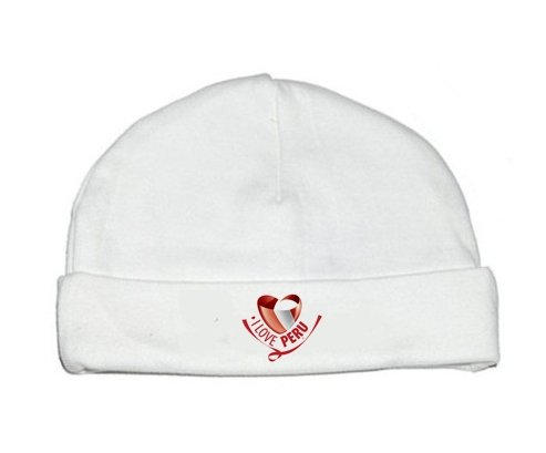 Bonnet bébé personnalisé I Love Peru