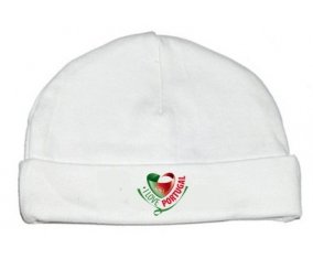 Bonnet bébé personnalisé I Love Portugal