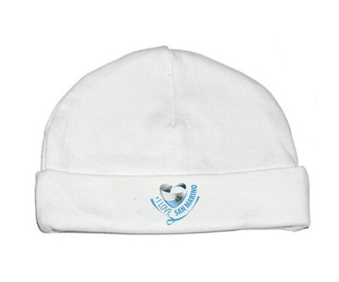 Bonnet bébé personnalisé I Love San Marino
