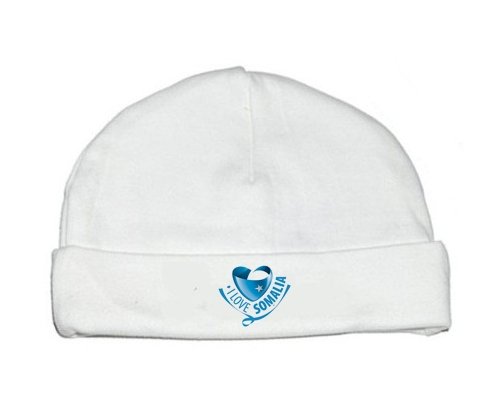 Bonnet bébé personnalisé I Love Somalia