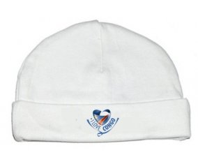 I Love République démocratique du Congo : Bonnet bébé