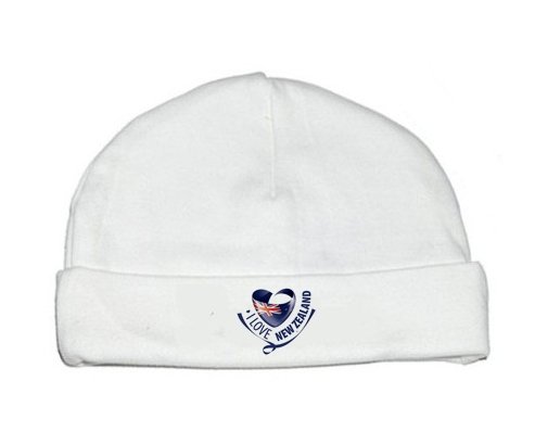 Bonnet bébé personnalisé I Love New Zealand