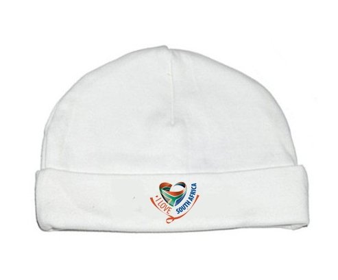 Bonnet bébé personnalisé I Love South Africa
