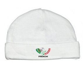 I love algeria avec prénom : Bonnet bébé