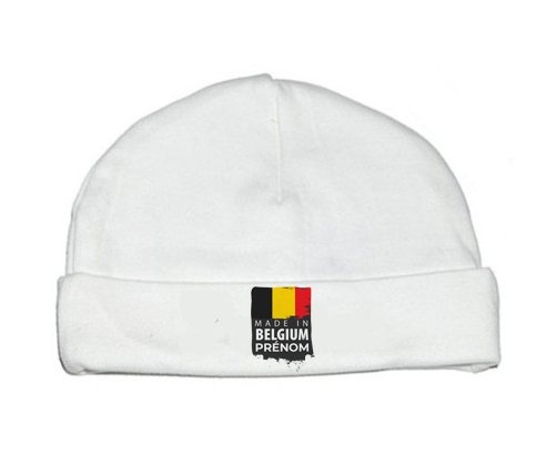 Bonnet bébé personnalisé Made in Belgium design 1