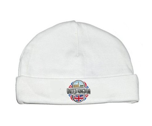 Bonnet bébé personnalisé Flag United Kingdom