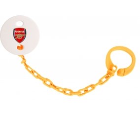Attache-sucette Arsenal Football Club couleur Orange