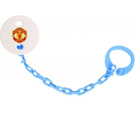 Attache-sucette Manchester United Football Club couleur Bleu turquoise